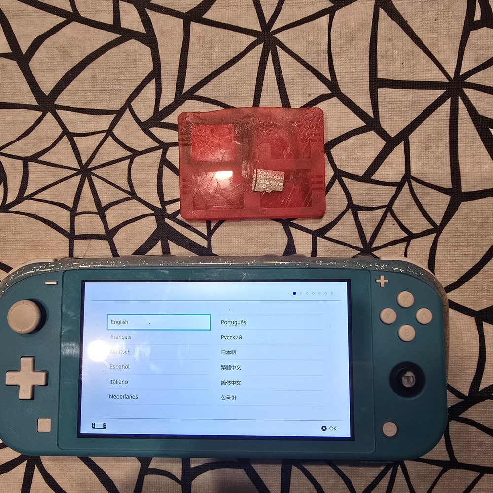 Portable Gaming Console in Turquoise
